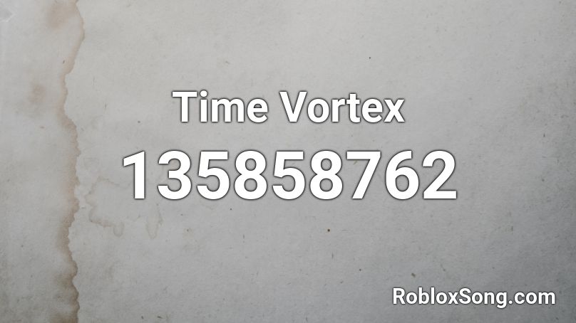 Time Vortex Roblox ID