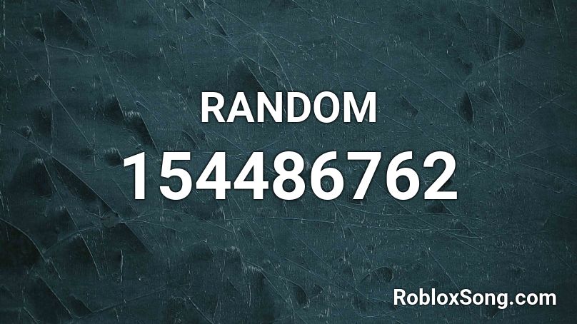 RANDOM Roblox ID
