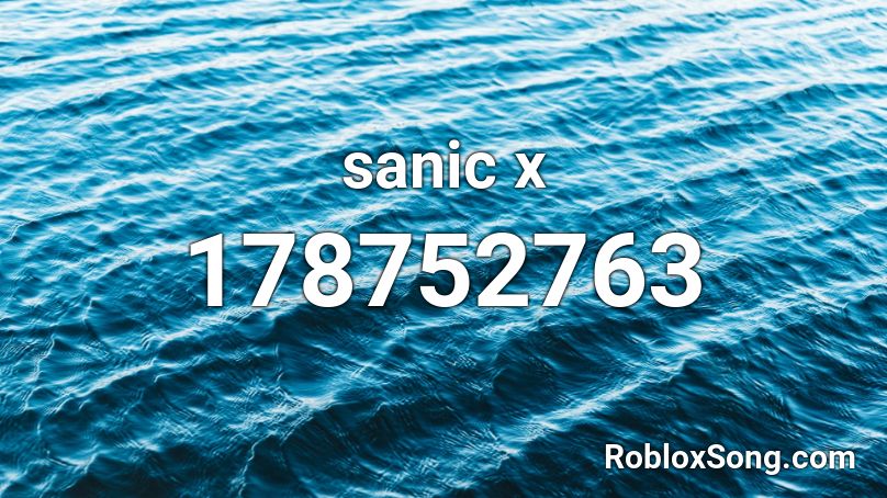 sanic x Roblox ID