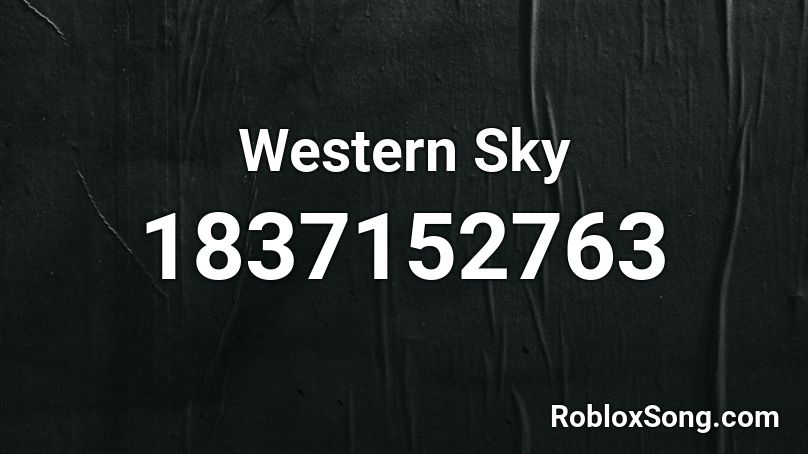 Western Sky Roblox ID