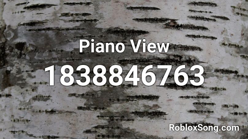 Piano View Roblox ID