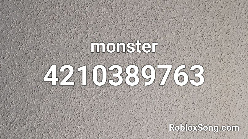 monster Roblox ID