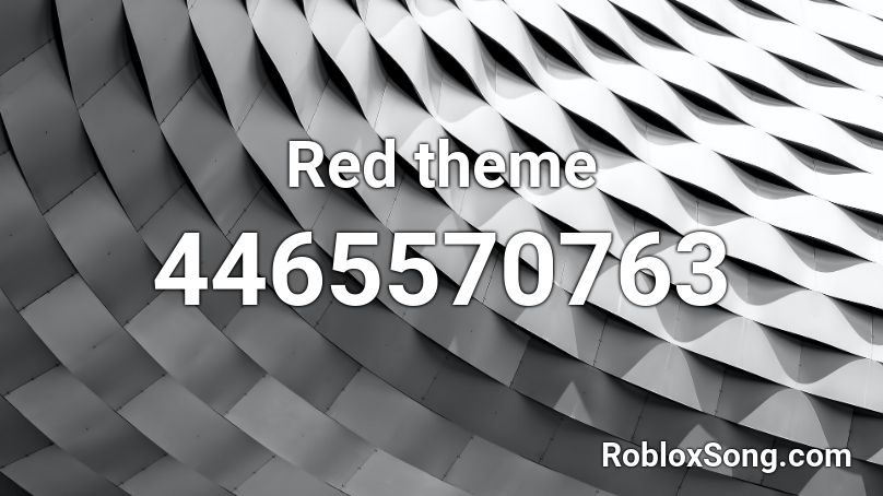 Red theme Roblox ID