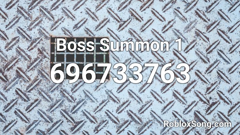 Boss Summon 1 Roblox ID