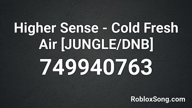 Higher Sense - Cold Fresh Air [JUNGLE/DNB] Roblox ID
