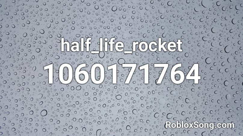 half_life_rocket Roblox ID