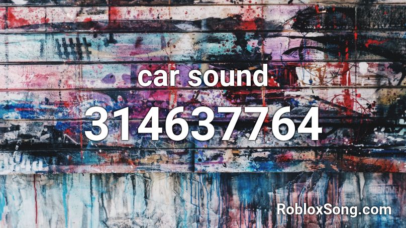 car sound Roblox ID