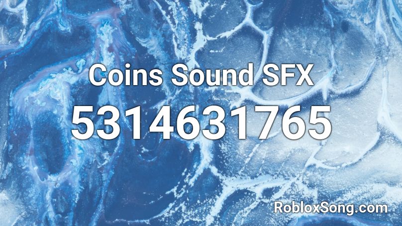 Coins Sound SFX Roblox ID