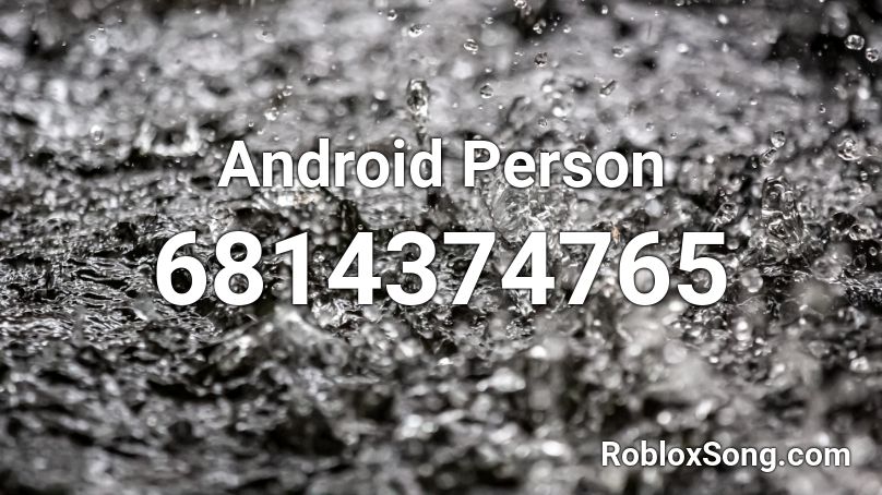 Android Person Roblox ID