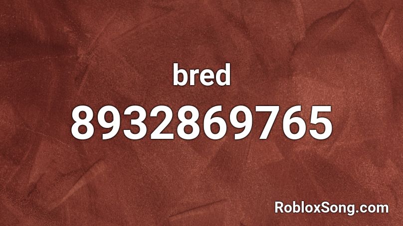 bred Roblox ID