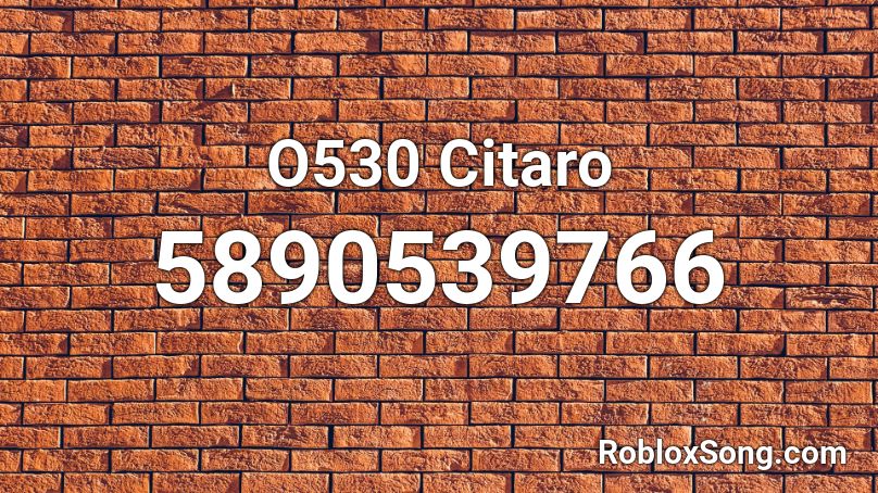 O530 Citaro Roblox ID