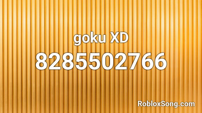 goku XD Roblox ID