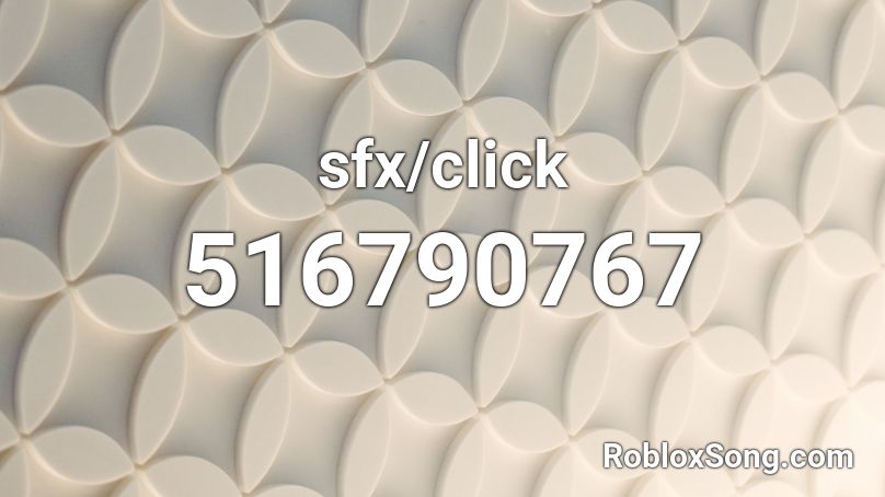 sfx/click Roblox ID