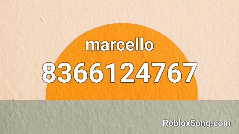 marcello Roblox ID