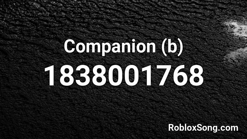 Companion (b) Roblox ID