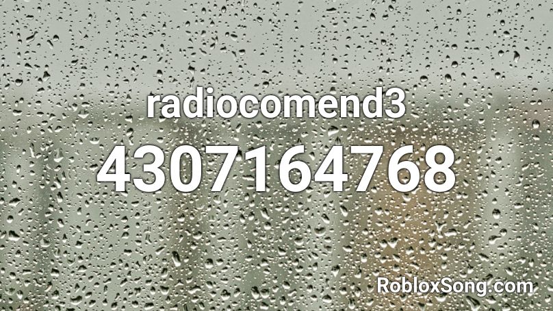 radiocomend3 Roblox ID