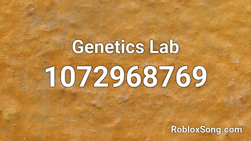 Genetics Lab Roblox ID