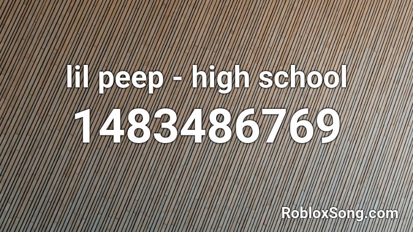 lil peep - high school Roblox ID