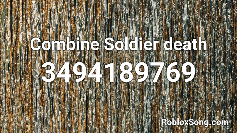 Combine Soldier death Roblox ID