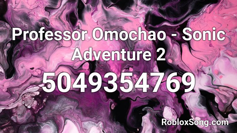 Professor Omochao - Sonic Adventure 2 Roblox ID