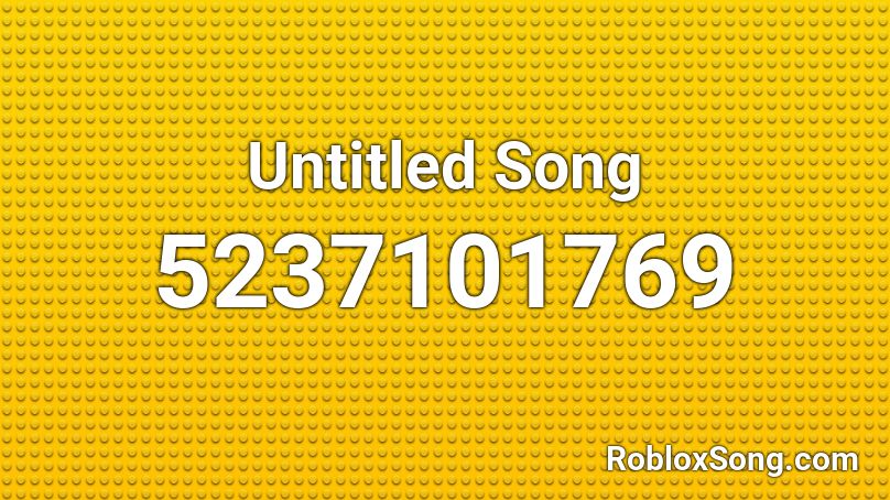 Untitled Song Roblox ID