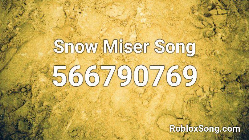 Snow Miser Song Roblox ID