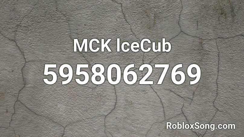 MCK lceCub Roblox ID