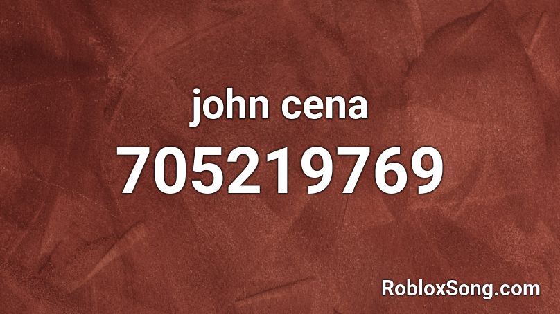 john cena pictures roblox id