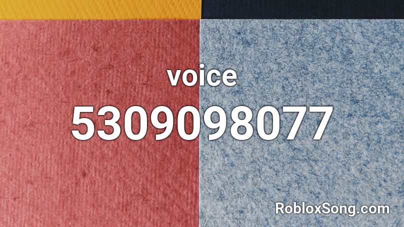 voice Roblox ID