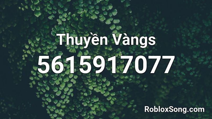 Thuyền Vàngs Roblox ID