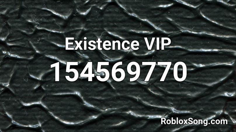 Existence VIP Roblox ID