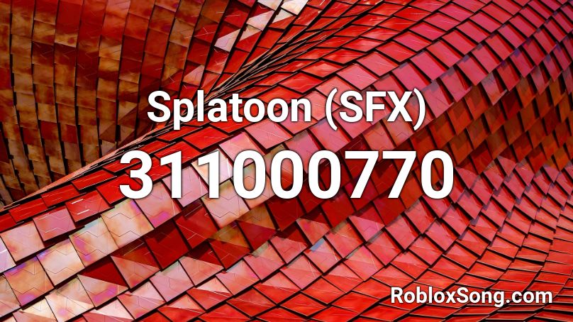 Splatoon (SFX) Roblox ID