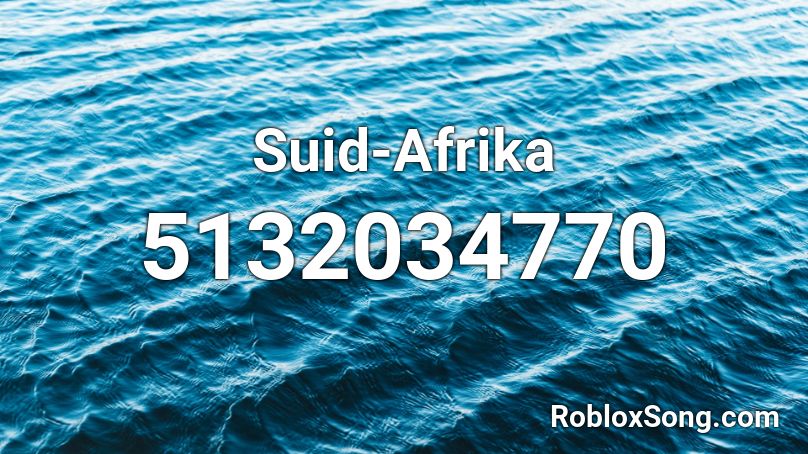 Suid-Afrika Roblox ID