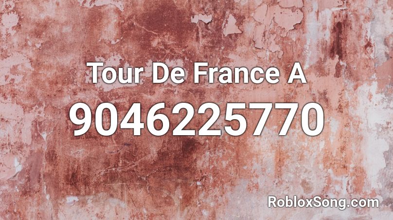 Tour De France A Roblox ID