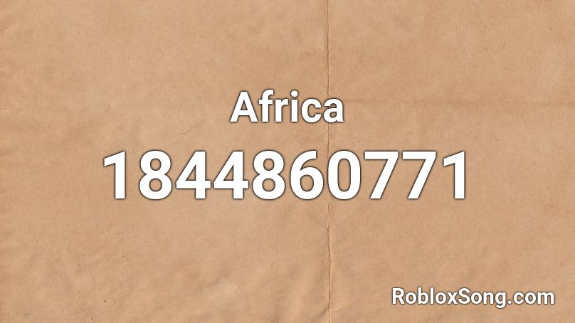 Africa Roblox ID
