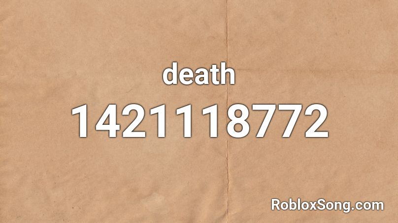 death Roblox ID