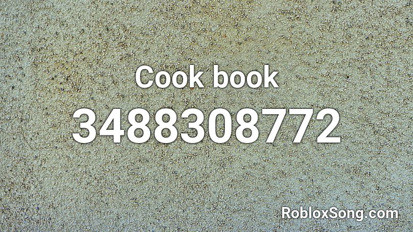 Cook book Roblox ID