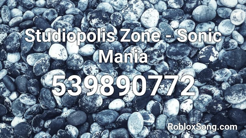 Studiopolis Zone - Sonic Mania Roblox ID