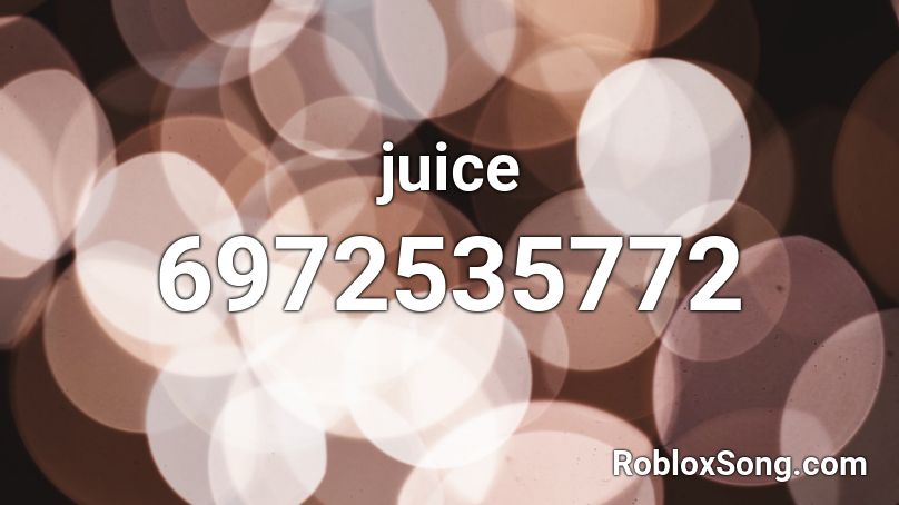 juice w Roblox ID