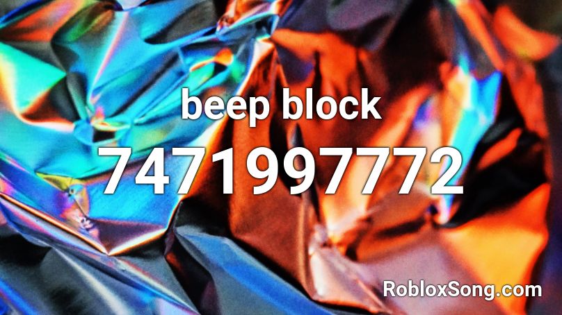 beep block Roblox ID