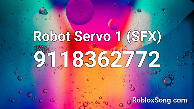 Robot Servo 1 (SFX) Roblox ID