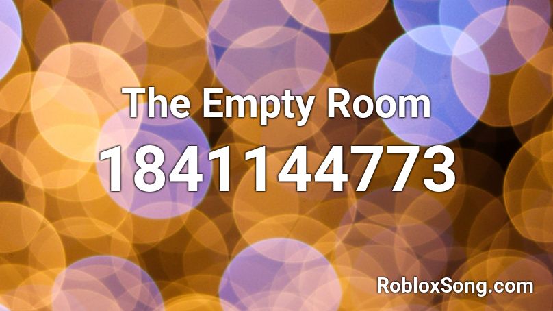 The Empty Room Roblox ID