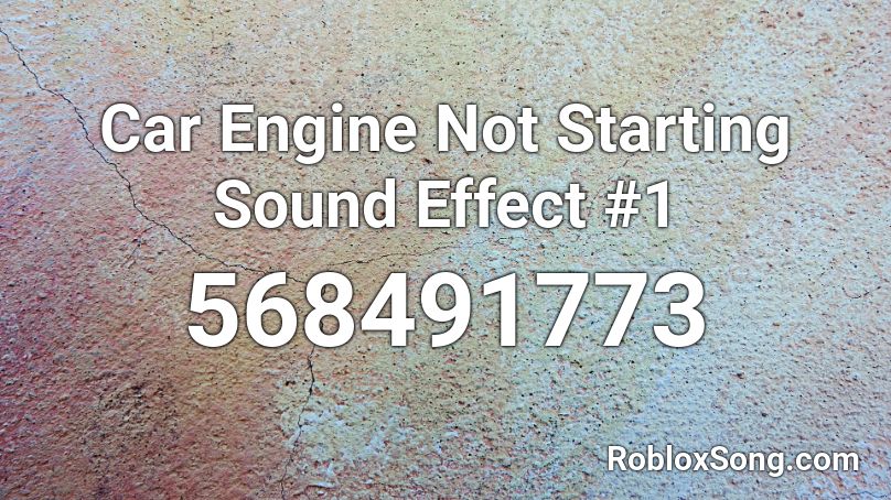Muscle Car Engine Roblox ID - Roblox music codes