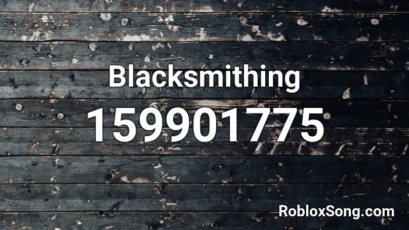 Blacksmithing Roblox ID