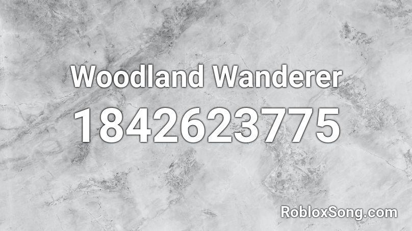 Woodland Wanderer Roblox ID