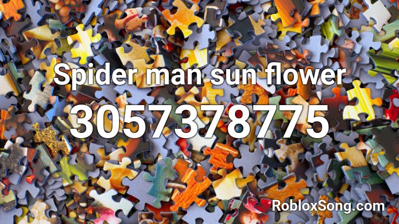 Spider man sun flower Roblox ID