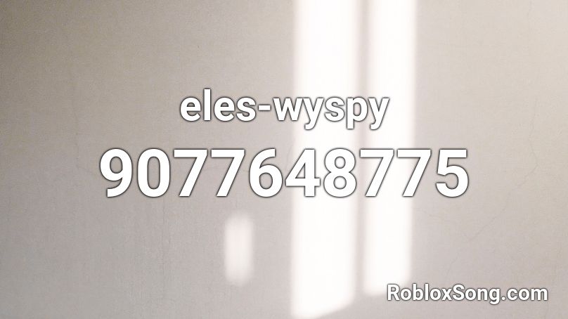 eles-wyspy Roblox ID