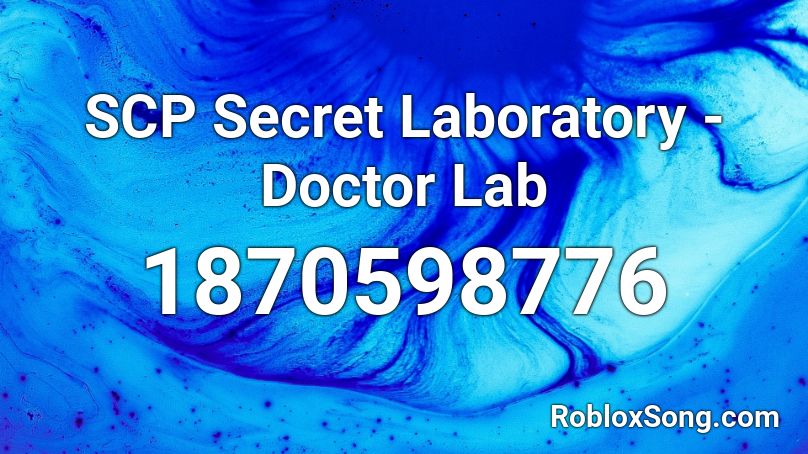 SCP Secret Laboratory - Doctor Lab Roblox ID