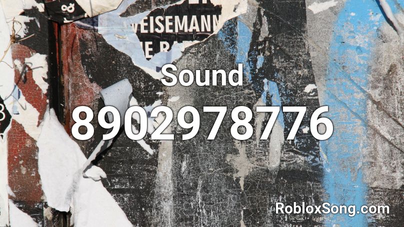 Sound Roblox ID