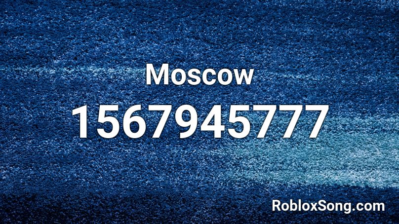 moscow roblox id code